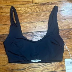 Mara Hoffman bikini top in black
